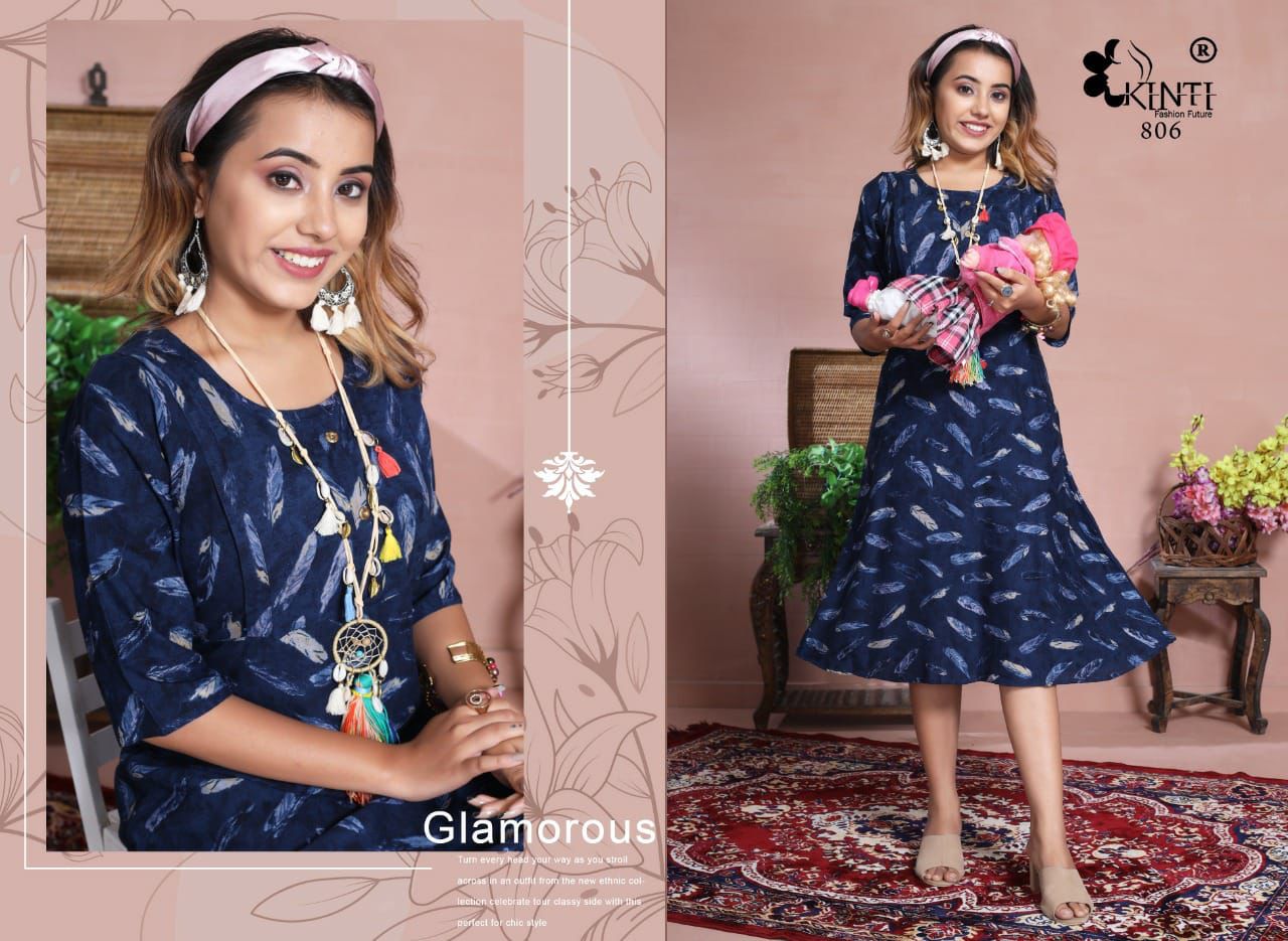 Kinti Mamta 8 Latest Ethnic Wear Fancy Designer Kurti Collection